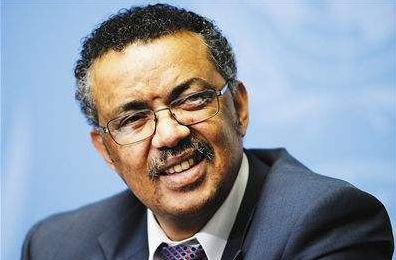 特沃德罗斯·阿达诺姆。资料图