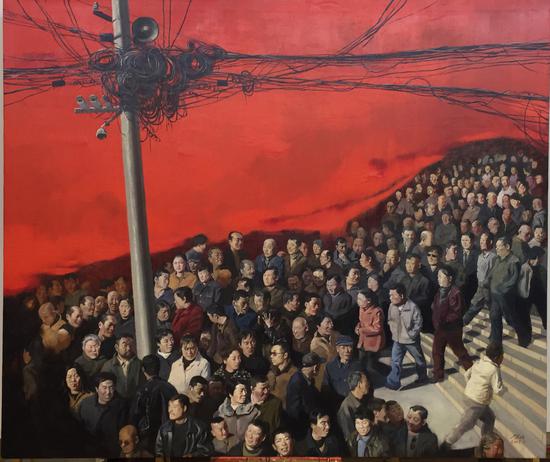 【现场】艺术家贺丹国内首次大型个展在北京民生开幕|民生美术馆 油画