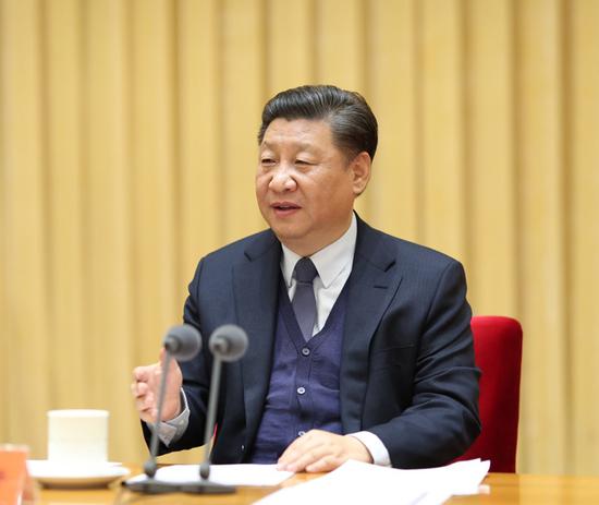 1月15日至16日,中央政法工作会议在北京召开。中共中央总书记、国家主席、中央军委主席习近平出席会议并发表重要讲话。来源:新华社