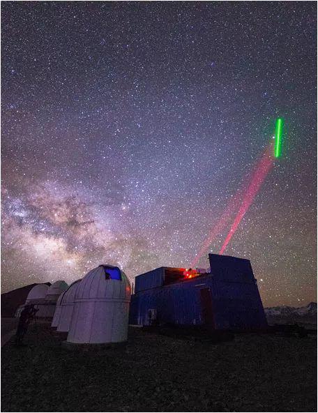 ▲資料圖片：地星量子隱形傳態實驗，2017年4月拍攝於西藏阿里。（中科院供圖）