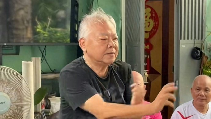 85岁TVB老戏骨中山开馆授咏春