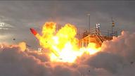 日本发射小型火箭失败 升空仅4秒就因失去推力坠毁
