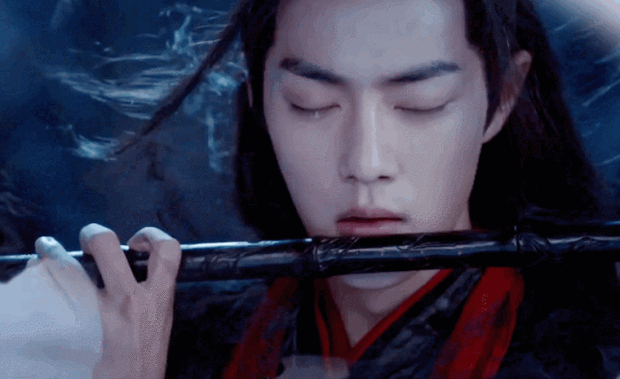 肖战在《陈情令》中的扮相