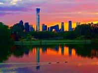 好看！今天北京的晚霞美图来了！