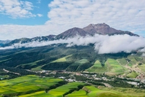 夏季祁连山风光