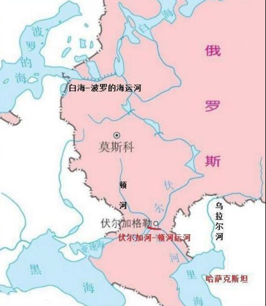 伏尔加河地理位置图图片