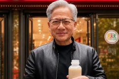 皮衣战神黄仁勋  一路逛吃上热搜
