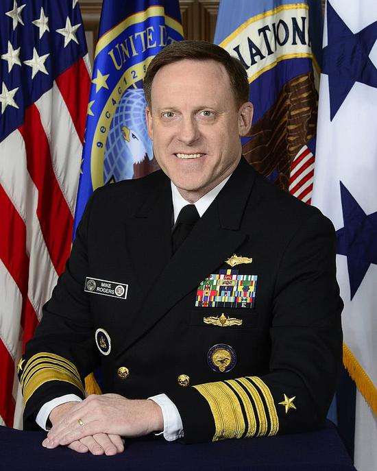 提出重组规划的第17任NSA局长罗杰斯 图自：美国国防部