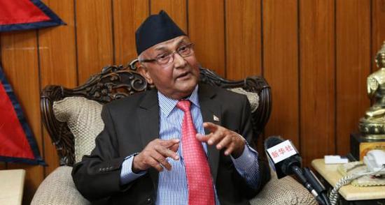 尼泊尔总理卡·普·夏尔马·奥利