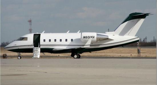 庞巴迪挑战者601号公务机(资料图 图源:俄罗斯卫星通讯社)