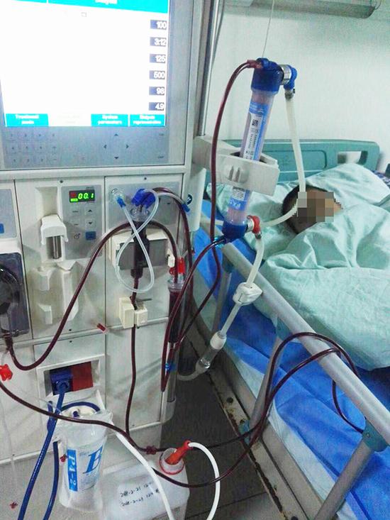 11岁尿毒症患者获捐12万父亲三次捐献血小板报恩