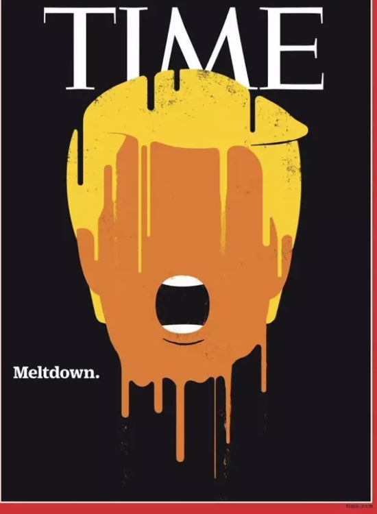 可怜的特朗普 这次又被时代杂志狠狠黑了一把