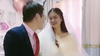 新人线上直播婚礼 7万网友送祝福