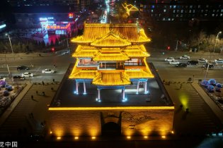 宣化古城流光溢彩