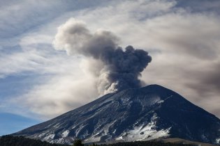 墨西哥火山喷发