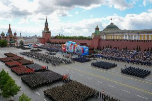 俄罗斯阅兵彩排