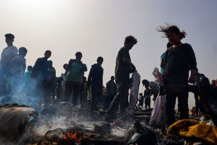  Israeli air strikes on Rafah refugee camp