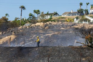 美国加州野火蔓延