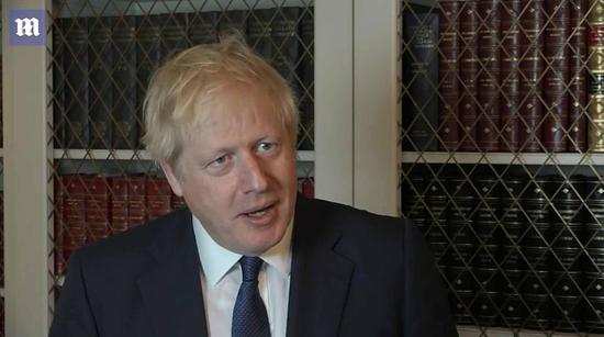 英国首相鲍里斯·约翰逊(图:每日邮报)
