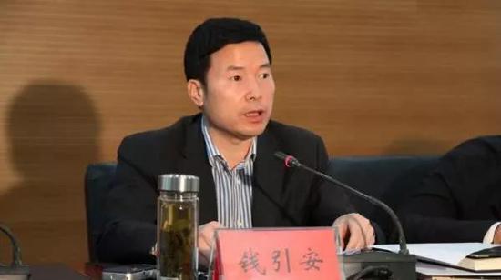 陕西省委原常委、秘书长钱引安。图片/中央纪委监委官方微信