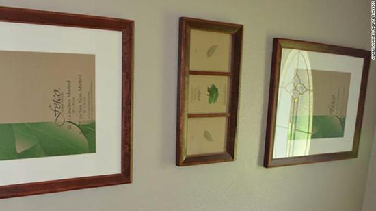 ↑几乎没有发现任何孩子生活在这所房子里的痕迹。图据CNN新闻