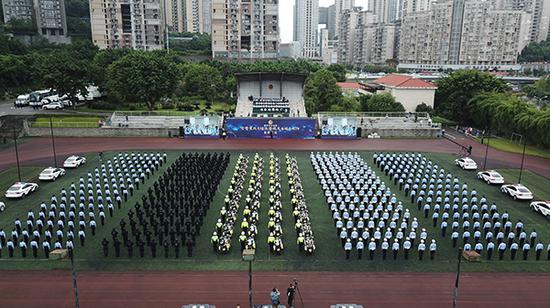 启动仪式现场 本文图均为 重庆警方供图