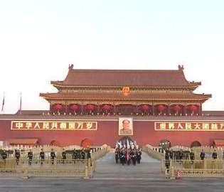 天安门升旗仪式