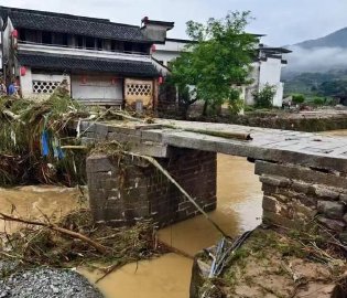 安徽呈坎古建损毁