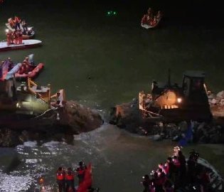 洞庭湖决口合龙