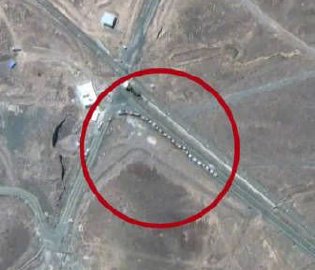 伊朗遭袭前后卫星图像