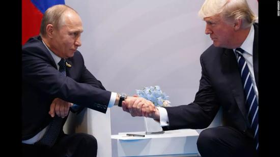 ▲俄罗斯总统普京与美国总统特朗普(CNN)