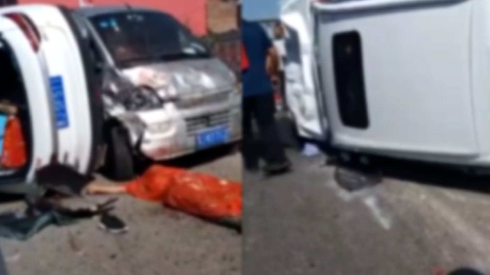 南宁一辆白色面包车失控撞向行人 致4死19伤-搜狐大视野-搜狐新闻