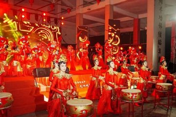 五指山“村秀”上全国“村晚”示范展示活动海口分会。