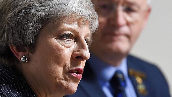 英国首相特蕾莎·梅。图片来源:视觉中国