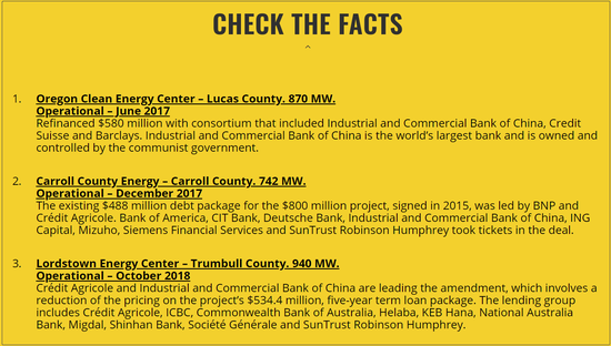 图截自ohio oans for Energy Security官网