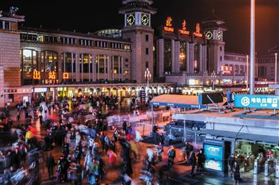 北京迎春运铁路出京高峰 湖南等为热门出发地