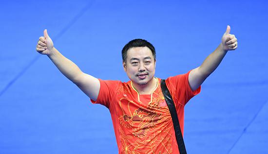 2016年8月17日，巴西里约，2016里约奥运会乒乓球男团决赛，中国3-1日本。