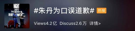 一场晚会三次口误 朱丹:我觉得对自己要宽容一