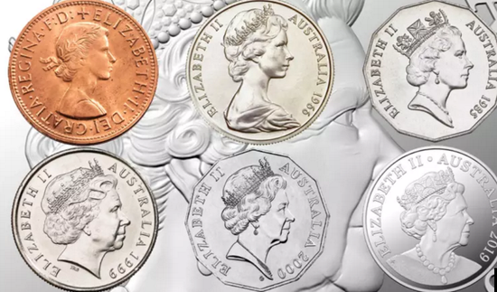 澳大利亚6个版本的硬币设计.(图源:外媒)