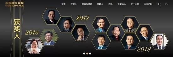 圖片來源:未來科學(xué)大獎(jiǎng)官網(wǎng)