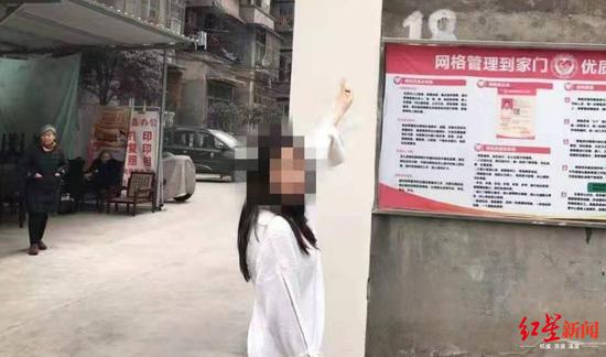 蘭某某指認現(xiàn)場