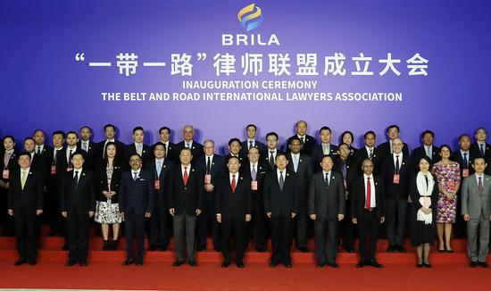 On December 8, the "Belt and Road" lawyers alliance was announced in Guangzhou, China.  Photo by Li Guangyin