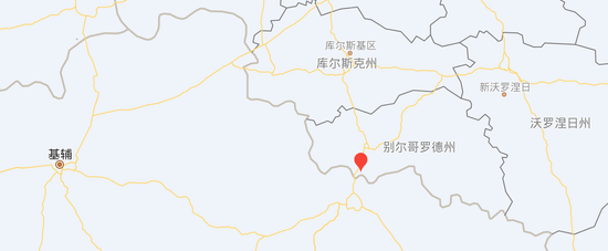 别尔哥罗德州地理位置(百度地图)