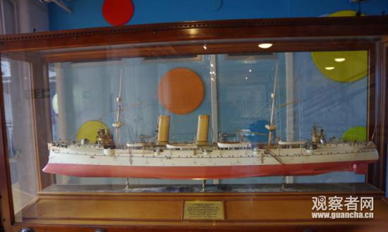 纽卡斯尔博物馆里保存的吉野舰模型