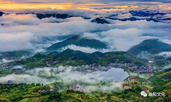 向往的生活－桐庐美丽乡村  群山环抱中的旧县街道合岭村