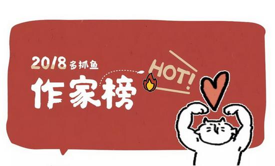 2018多抓鱼畅销作家榜