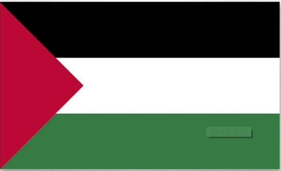 伊拉克迎约旦国王 错挂巴勒斯坦国旗