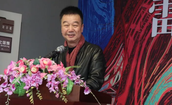 广西艺术学院美术学院院长李福岩致辞。