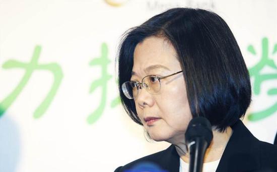 蔡英文。（图片来源：台湾“中时电子报”）