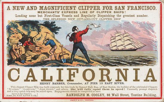 作为曾经的淘金热目的地，“加州梦”被视为美国梦的另一种形式